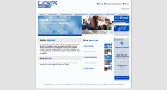 Desktop Screenshot of ciblex.be